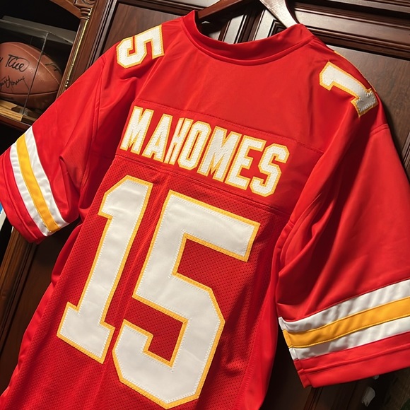 Brand New Rare Custom Designed Made NFL KC Chiefs MVP Patrick Mahomes #15 Jersey - Picture 3 of 8